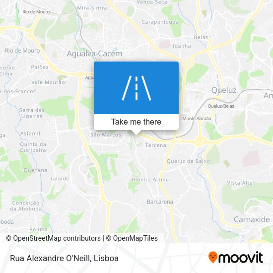 Rua Alexandre O'Neill mapa