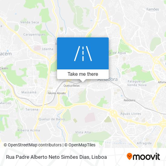 Rua Padre Alberto Neto Simões Dias mapa