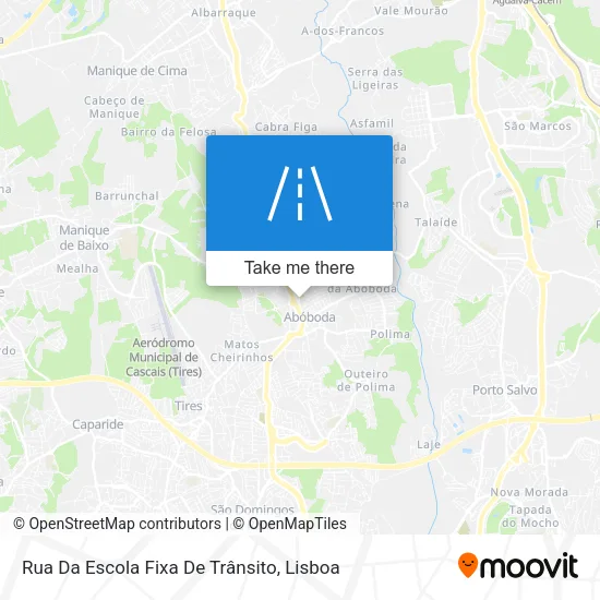 Rua Da Escola Fixa De Trânsito map