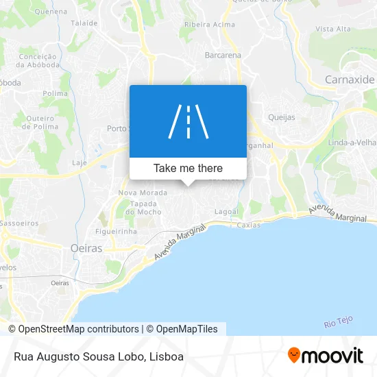 Rua Augusto Sousa Lobo map