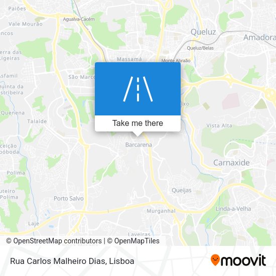 Rua Carlos Malheiro Dias map