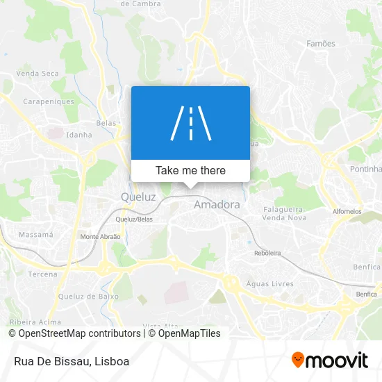 Rua De Bissau map