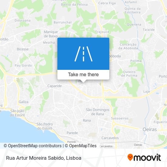 Rua Artur Moreira Sabido map