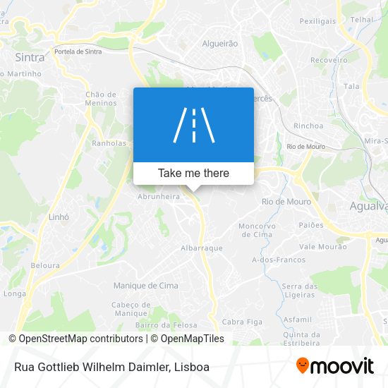 Rua Gottlieb Wilhelm Daimler map