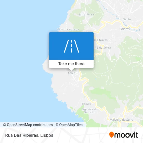 Rua Das Ribeiras map