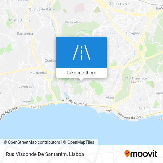 Rua Visconde De Santarém map