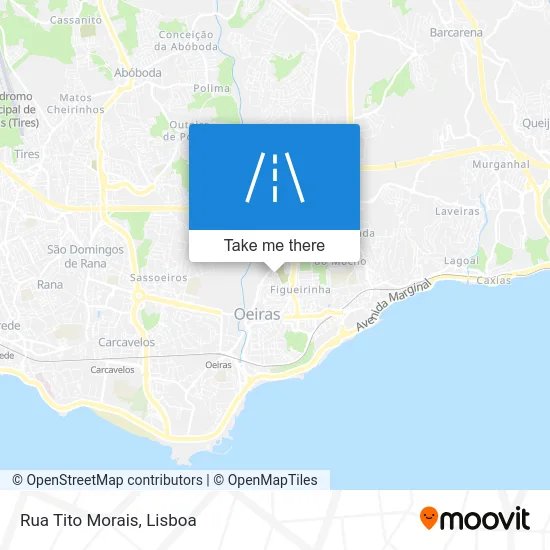 Rua Tito Morais map