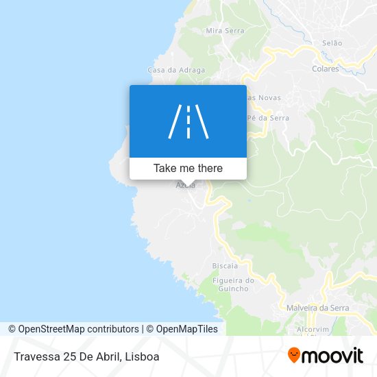 Travessa 25 De Abril mapa