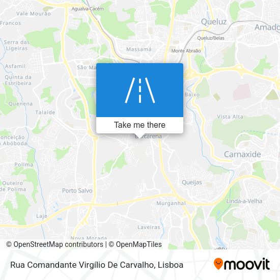 Rua Comandante Virgílio De Carvalho map