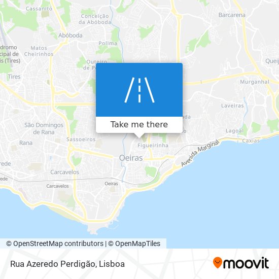 Rua Azeredo Perdigão mapa