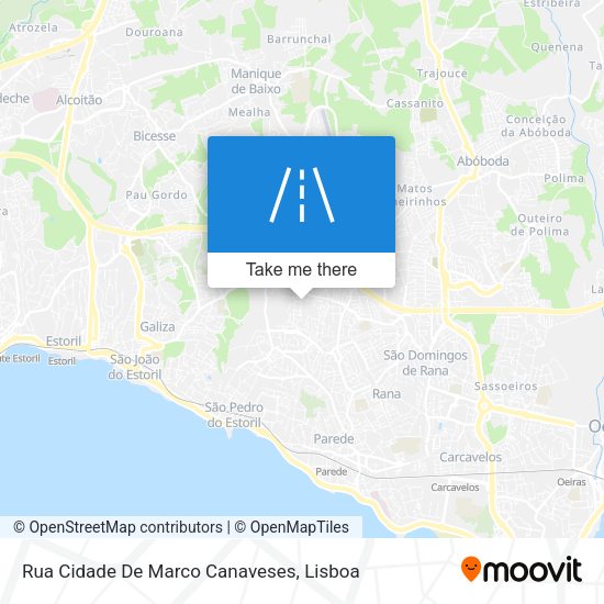Rua Cidade De Marco Canaveses map
