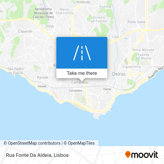 Rua Fonte Da Aldeia map