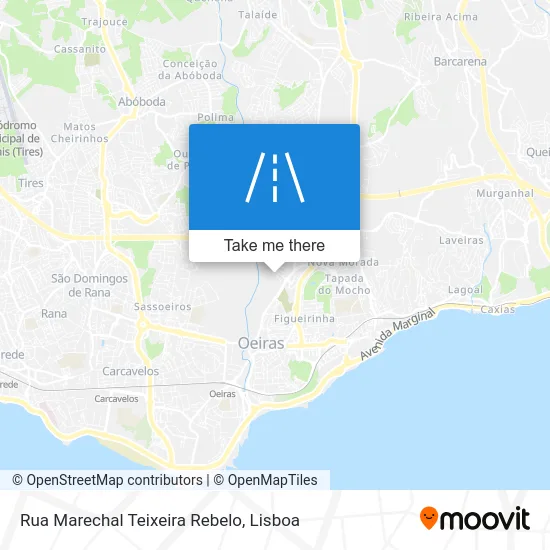 Rua Marechal Teixeira Rebelo map