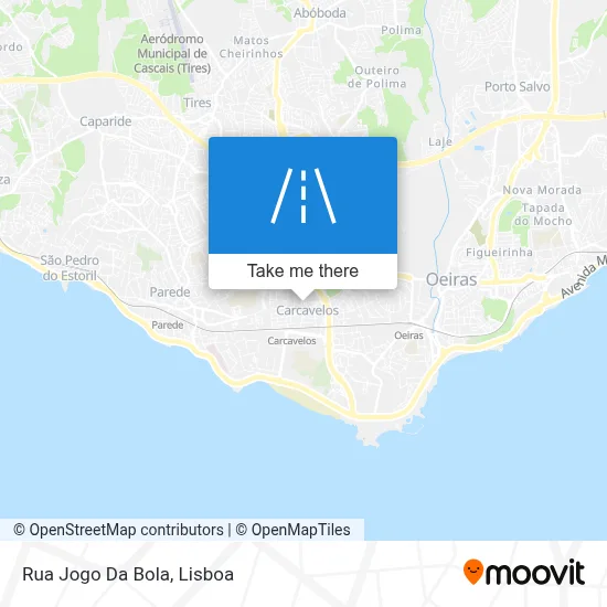 Rua Jogo Da Bola map