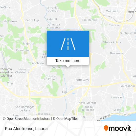 Rua Alcofrense map