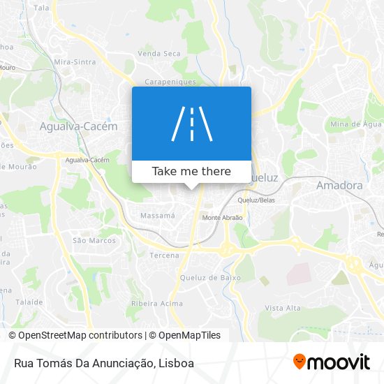 Rua Tomás Da Anunciação map