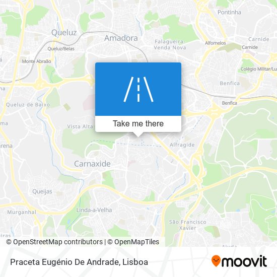 Praceta Eugénio De Andrade mapa