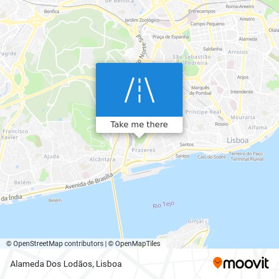 Alameda Dos Lodãos map