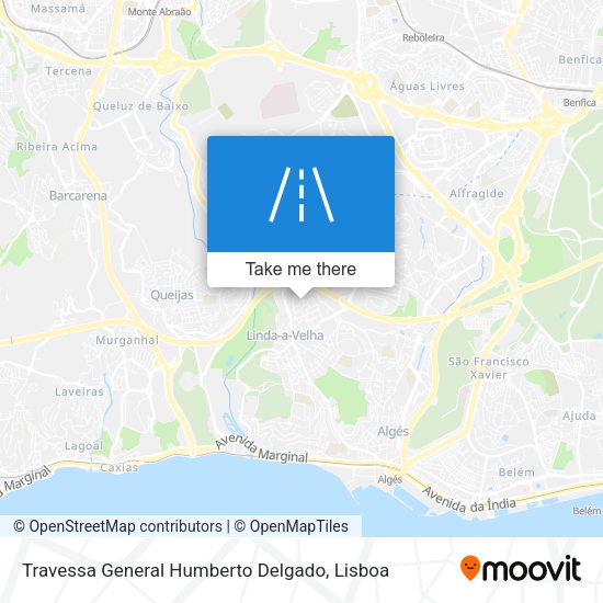 Travessa General Humberto Delgado map
