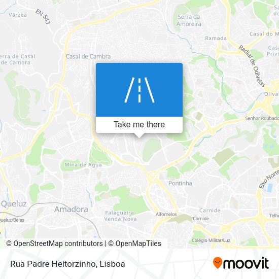Rua Padre Heitorzinho mapa