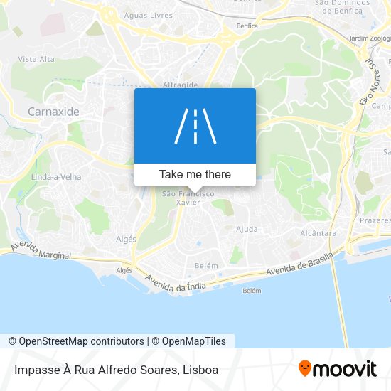 Impasse À Rua Alfredo Soares map