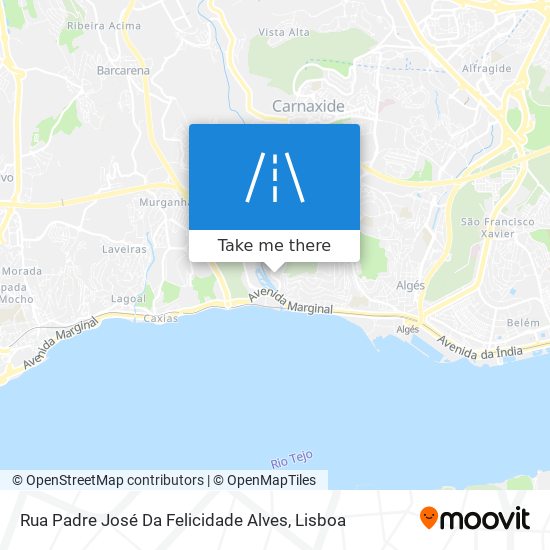 Rua Padre José Da Felicidade Alves mapa