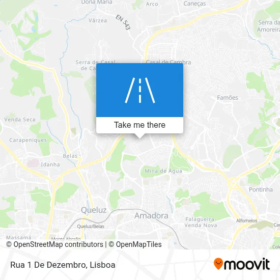 Rua 1 De Dezembro map