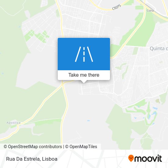 Rua Da Estrela map