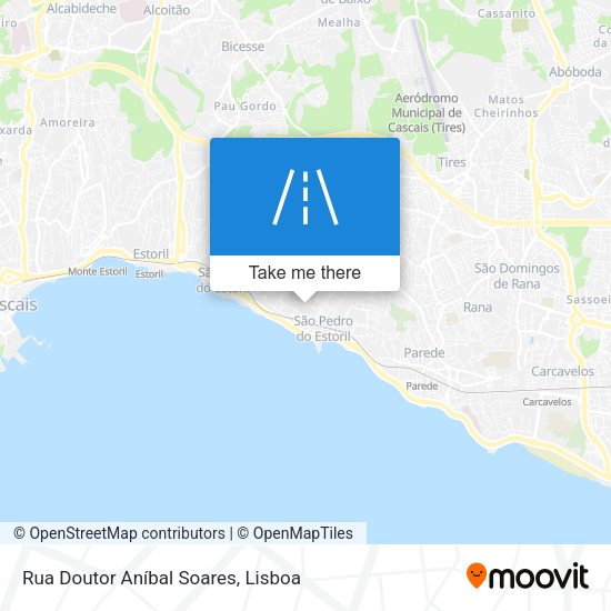 Rua Doutor Aníbal Soares mapa