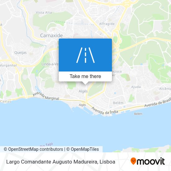 Largo Comandante Augusto Madureira map