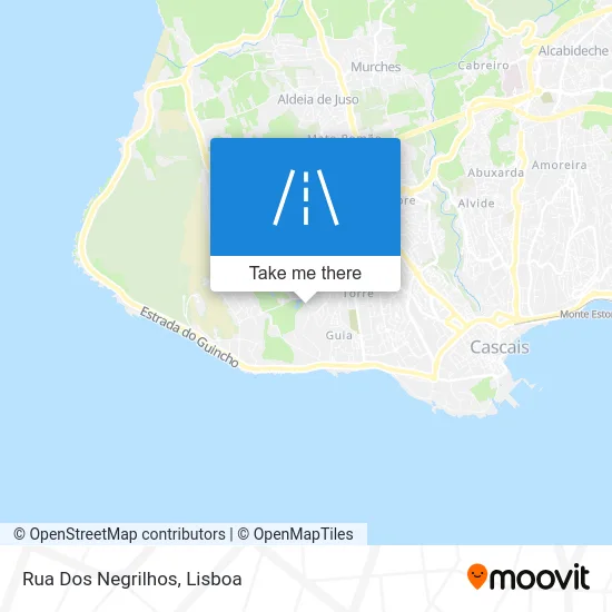 Rua Dos Negrilhos map