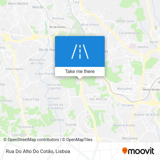 Rua Do Alto Do Cotão mapa