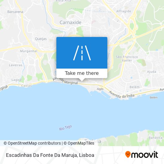 Escadinhas Da Fonte Da Maruja map