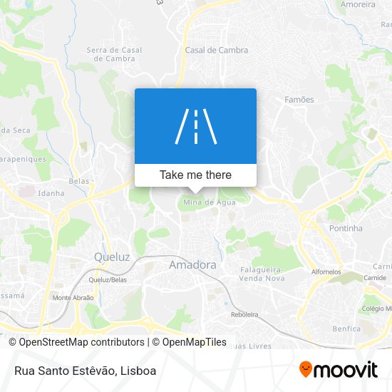 Rua Santo Estêvão map