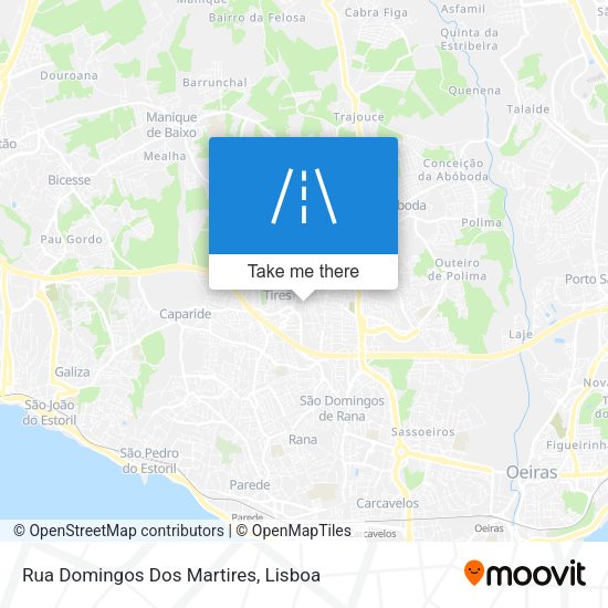 Rua Domingos Dos Martires mapa