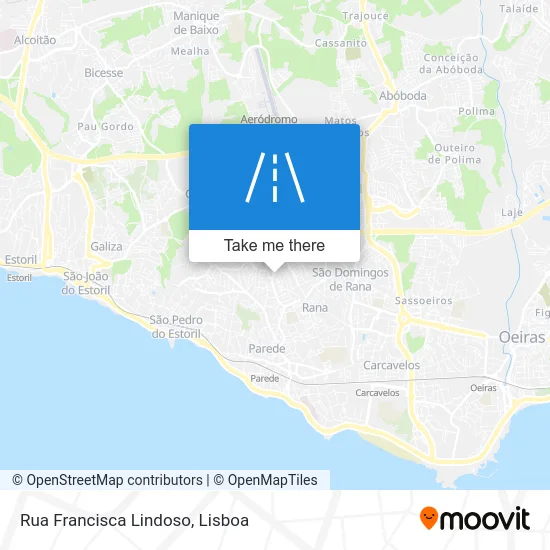 Rua Francisca Lindoso map