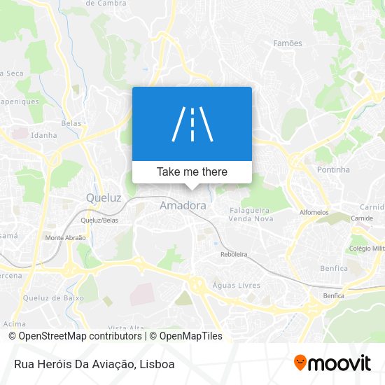 Rua Heróis Da Aviação mapa