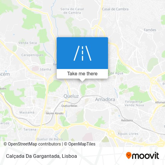 Calçada Da Gargantada map