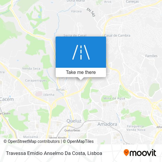 Travessa Emídio Anselmo Da Costa map
