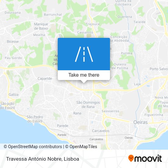 Travessa António Nobre map