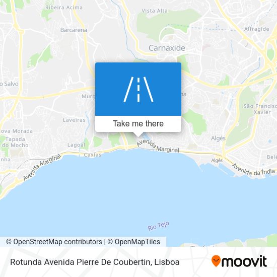 Rotunda Avenida Pierre De Coubertin map