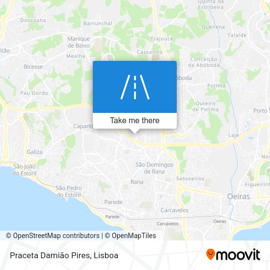 Praceta Damião Pires map