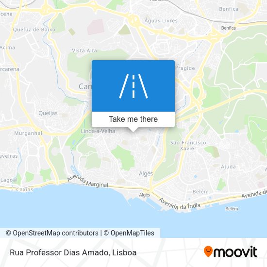 Rua Professor Dias Amado map