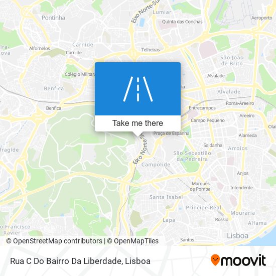 Rua C Do Bairro Da Liberdade map