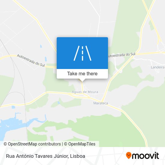 Rua António Tavares Júnior mapa