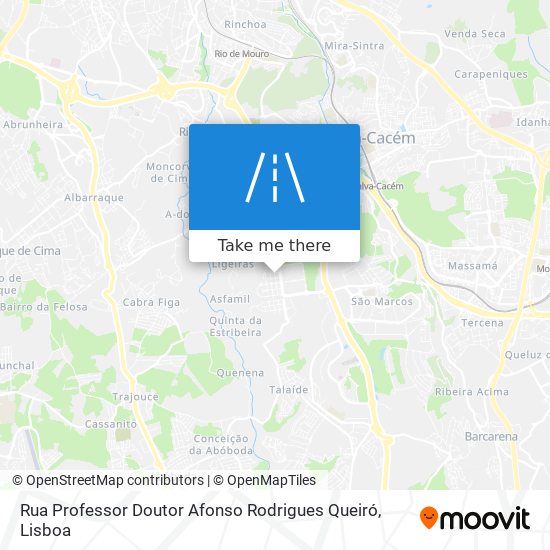 Rua Professor Doutor Afonso Rodrigues Queiró map