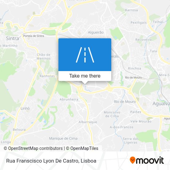 Rua Franscisco Lyon De Castro mapa