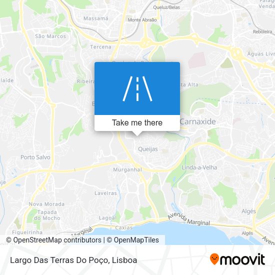 Largo Das Terras Do Poço map