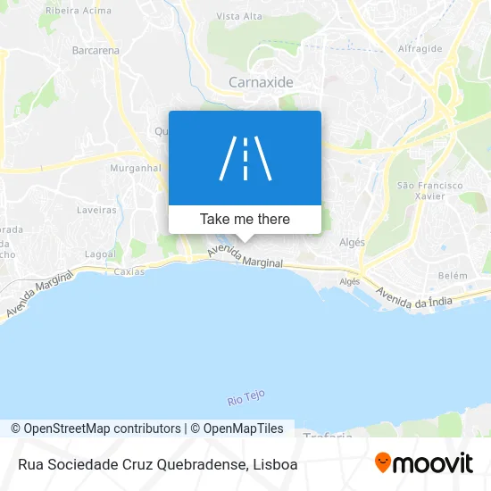 Rua Sociedade Cruz Quebradense map