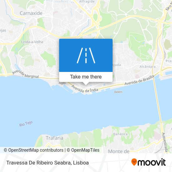 Travessa De Ribeiro Seabra map